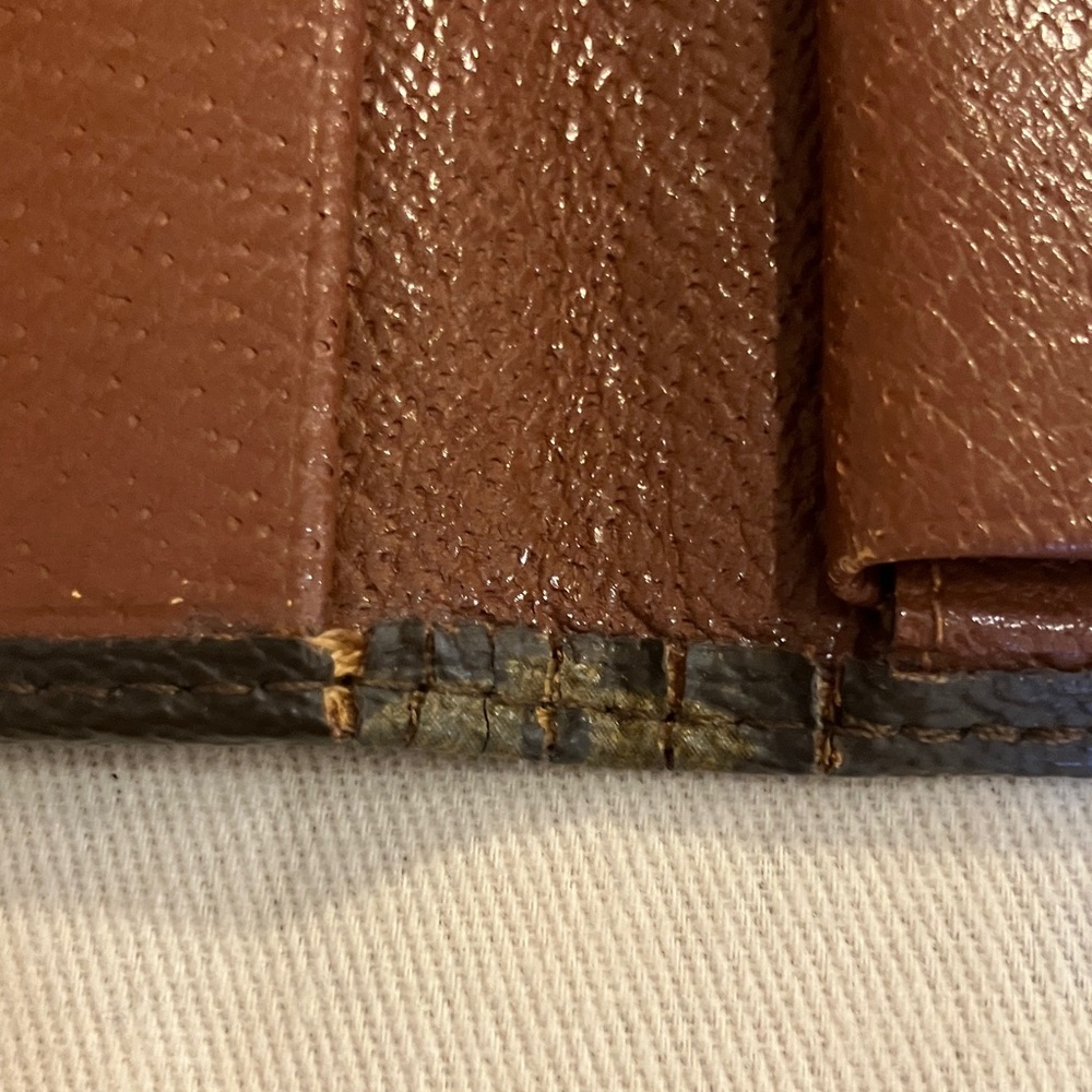 Louis Vuitton Monogram Wallet Card Holder - Dark Brown and Gold - Picture 3 of 16